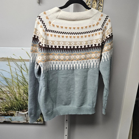 Acrylic sweater fair Isle size xxl - Picture 2 of 4